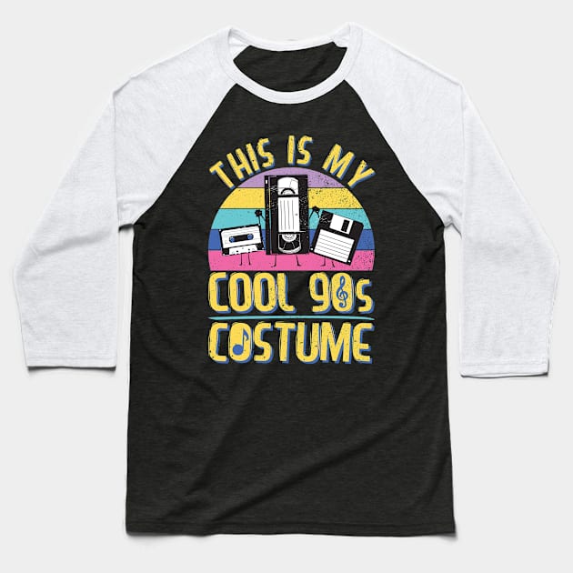 90s Outfit For Men | This Is My 90s Costume & 1990s Party Baseball T-Shirt by auviba-design